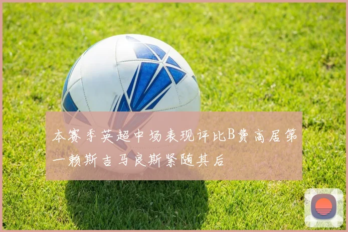 本赛季英超中场表现评比B费高居第一赖斯吉马良斯紧随其后